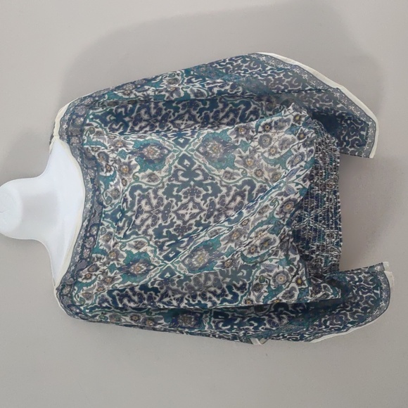 NWT Max Studio split sleeve printed top - Picture 1 of 8